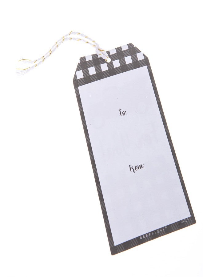 جرافيك بطاقات هدايا فردية بتصميم شاحنة مربعة (16 بطاقة، 2.5 بوصة × 5 بوصات) - تتضمن خيط خباز، مزينة ببريق شفاف، مثالية لتخصيص أكياس الهدايا والهدايا الموسمية. - Image 2